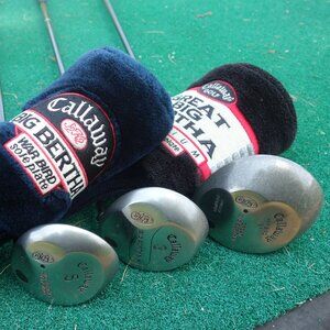 Set of Callaway Great Big Bertha Warbird Driver 3Wood 5Wood Right Handed Clubs